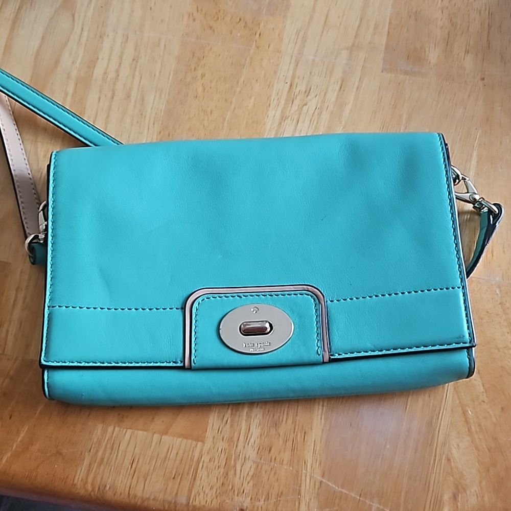 Teal Kate Spade crossbody